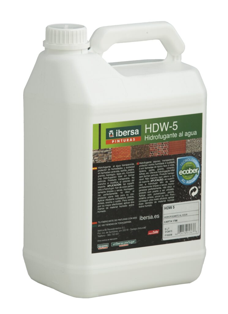 Preparación de superficies - El Mundo del Pintor Hidrofugante al agua HDW-5